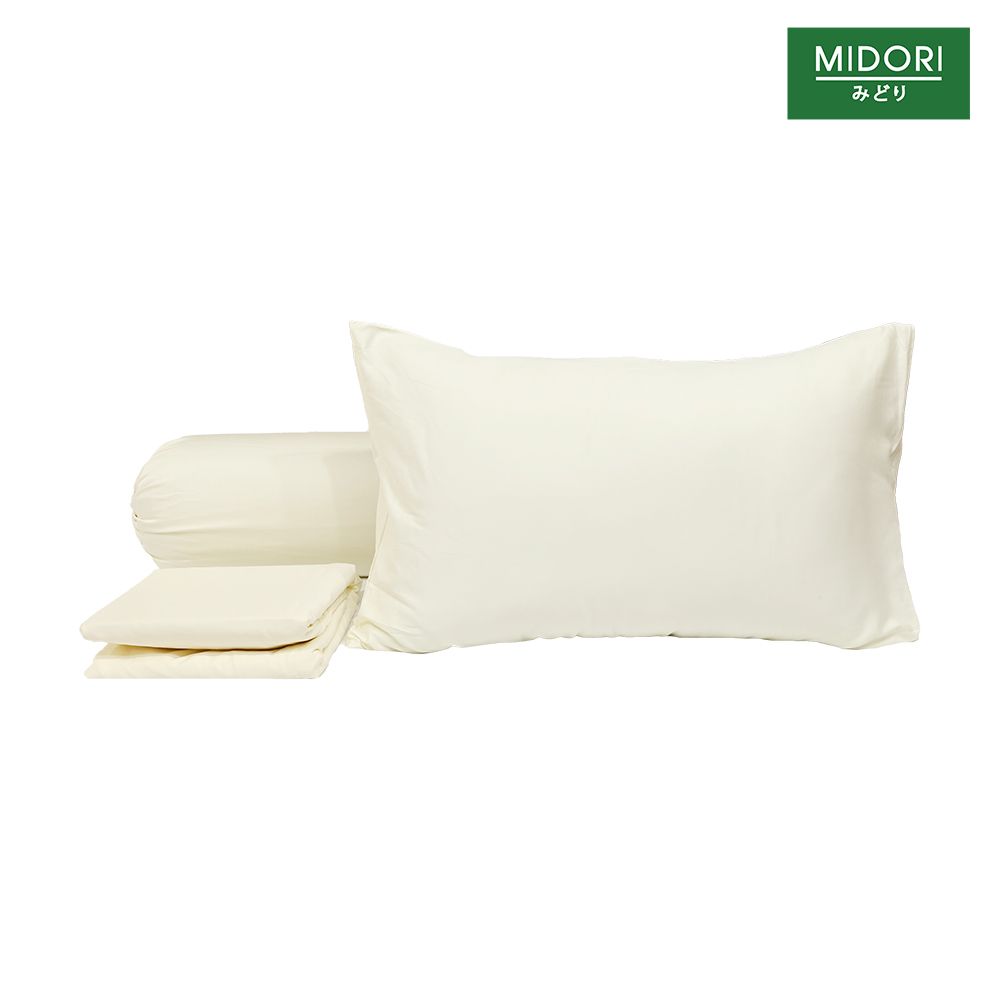 MIDORI BEDSET COTTON CREAM 3.5FT