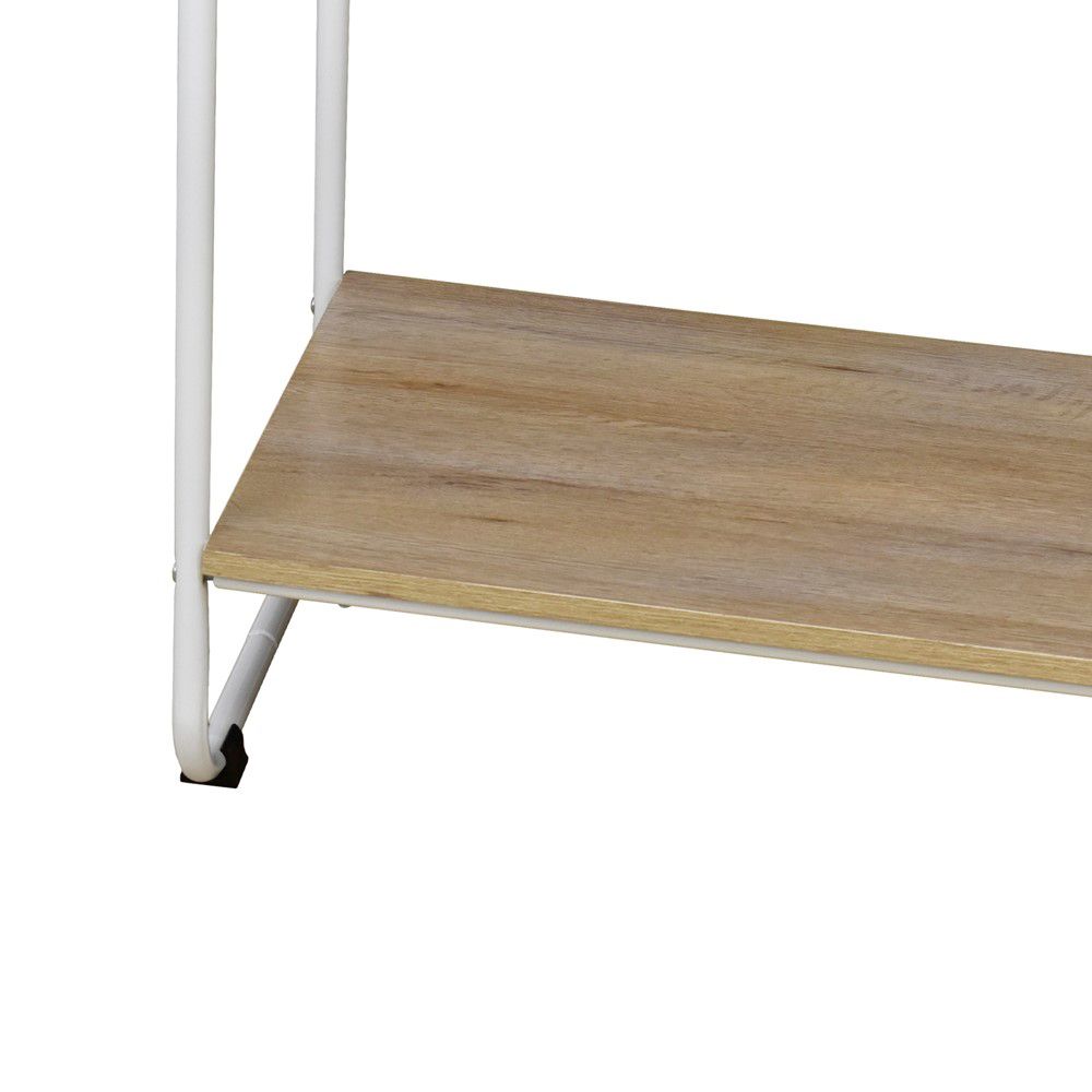 ราวตากผ้าถาดไม้ สีโซลิค 81X40X150 ซม.