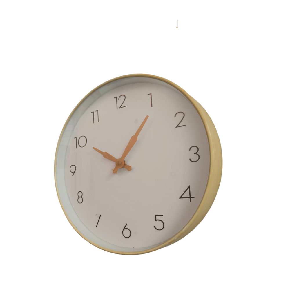 นาฬิกาแขวนผนังขอบไม้ 12 นิ้ว