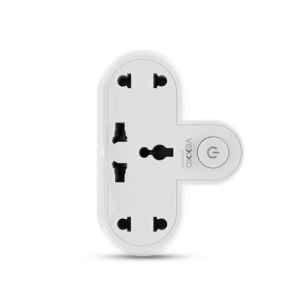 VEXXO ADAPTER 3OUTLET 1SWITCH 2500W