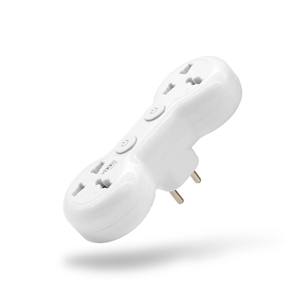 VEXXO ADAPTER 2OUTLET 2SWITCH 2500W