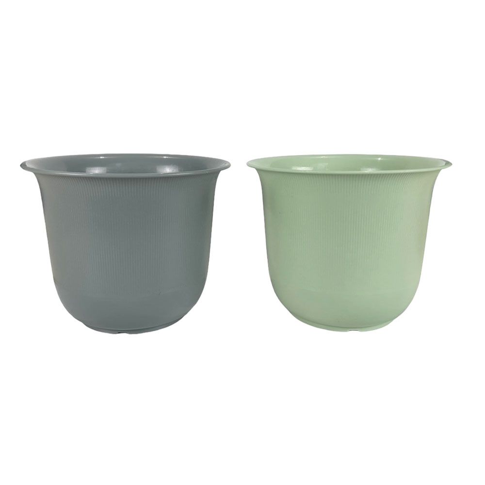 กระถางทรงกลม มินิมอล ขนาด 8 นิ้ว (คละแบบ)