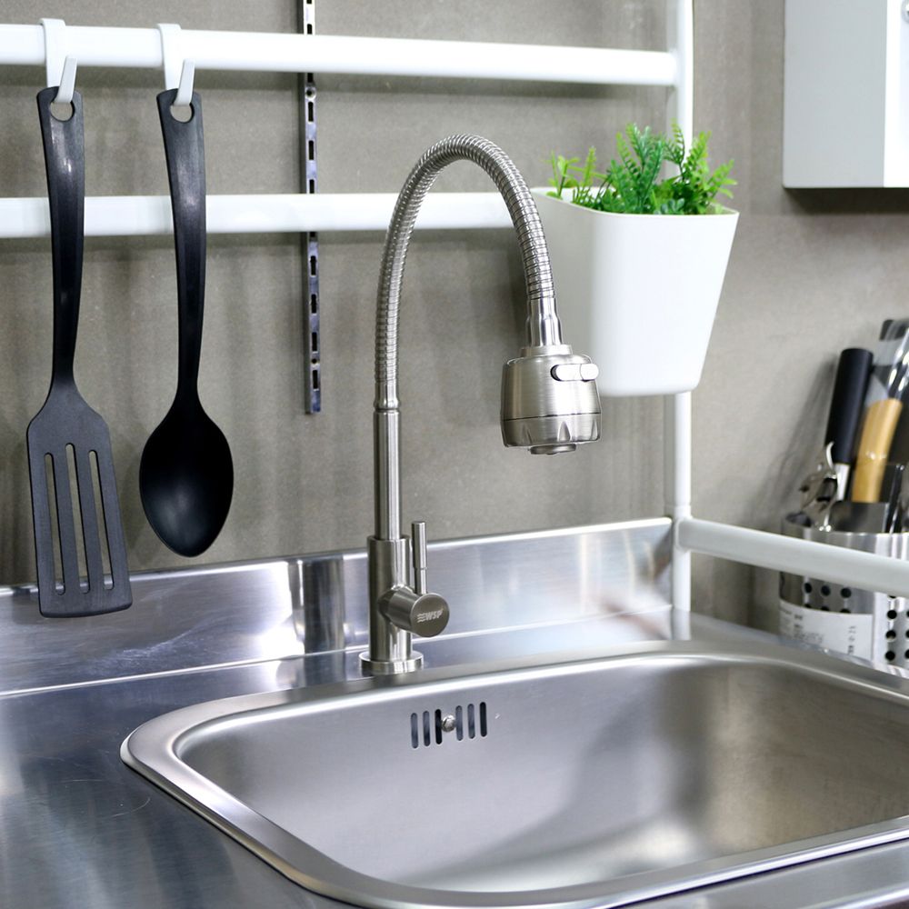 WSP ก๊อกอ่างล้างจาน สแตนเลส 304 #FTS-903