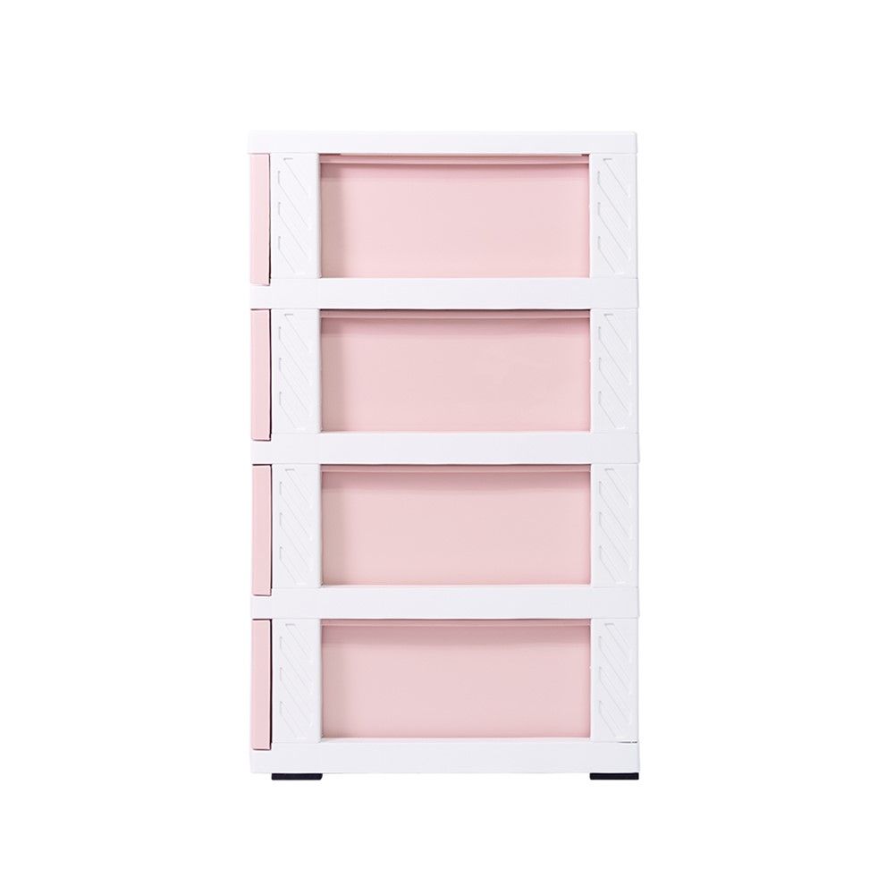 ฮาชชิ ตู้ลิ้นชัก 4ชั้น #1101AB สีชมพู