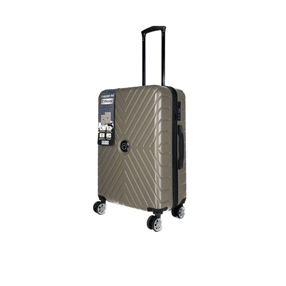 LUGGAGE SET BEIGE 20+24 INCH