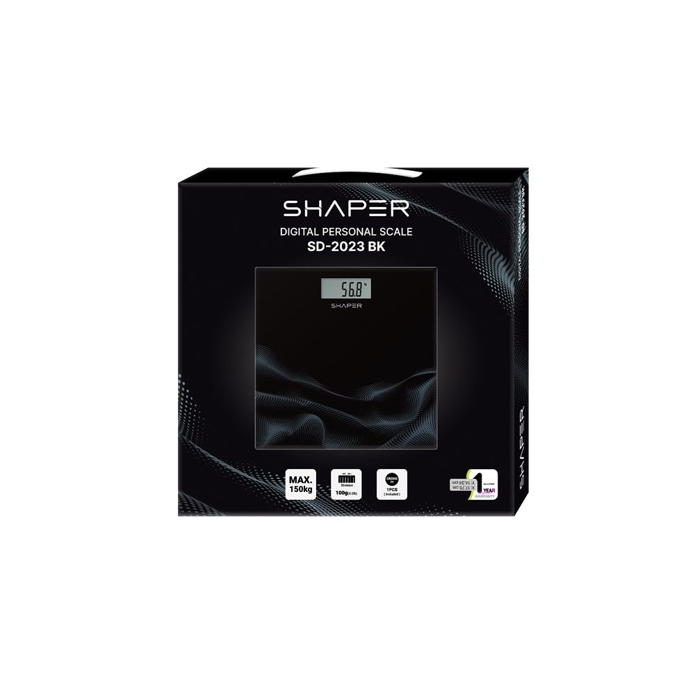 SHAPER เครื่องชั่งดิจิตอล SD-2023 สีดำ