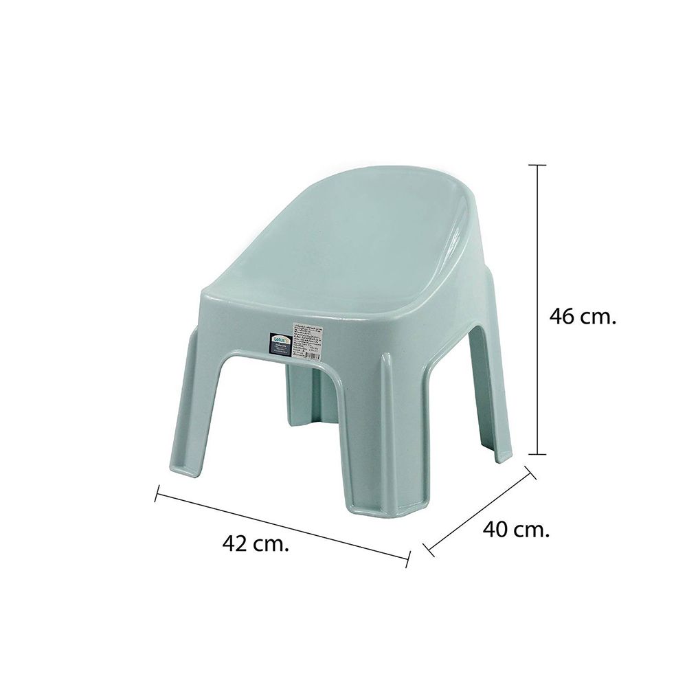 โลตัส เก้าอี้พลาสติก FT-224 สีฟ้า ไซส์เล็ก