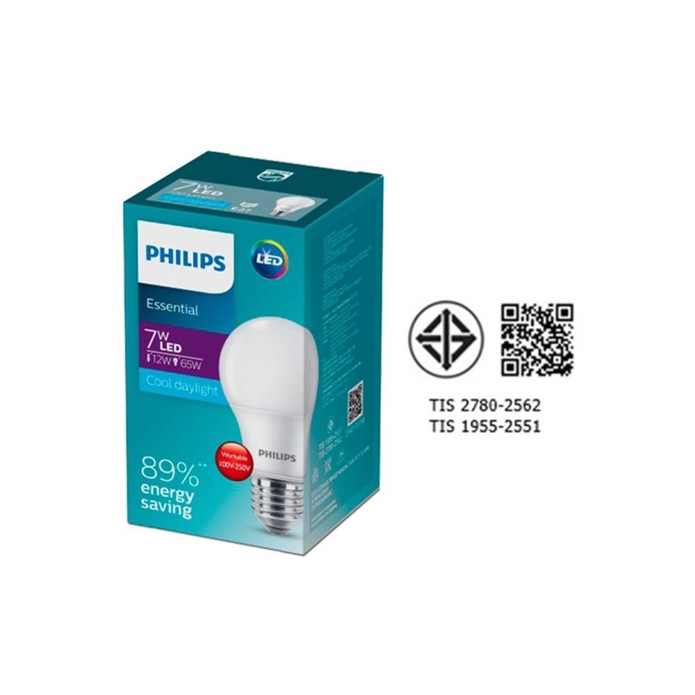 PHILIPS ESS LED 7W E27 6500K 230V A60CDL