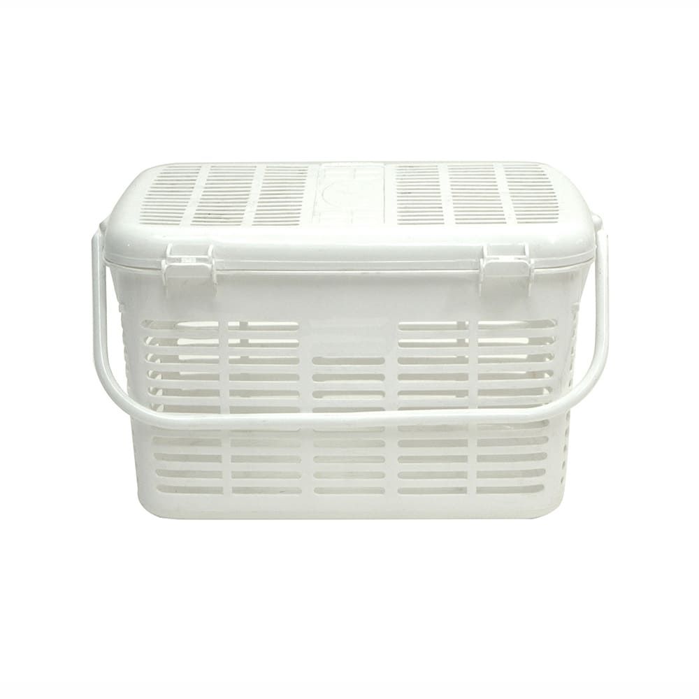 โลตัสตะกร้าอเนกประสงค์สีขาว ขนาด S