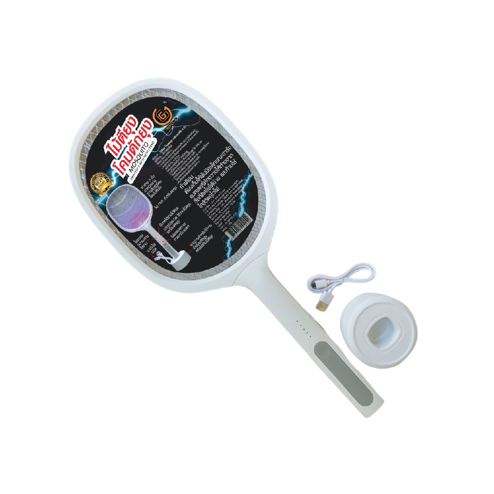 ไม้ตียุง โคมดักยุง พร้อมขาตั้ง 9นิ้ว