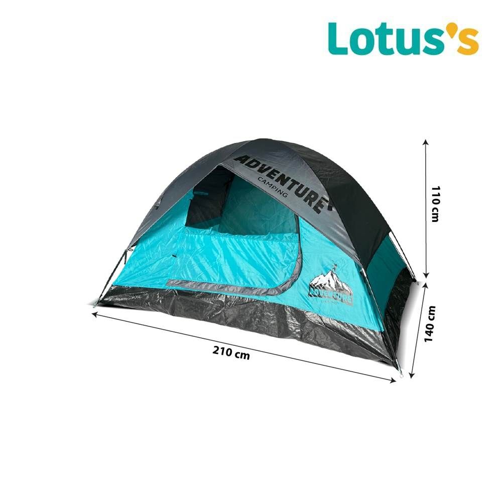LOTUSS TENT DOME ADVENTURE 2M1D+FLYSHEET