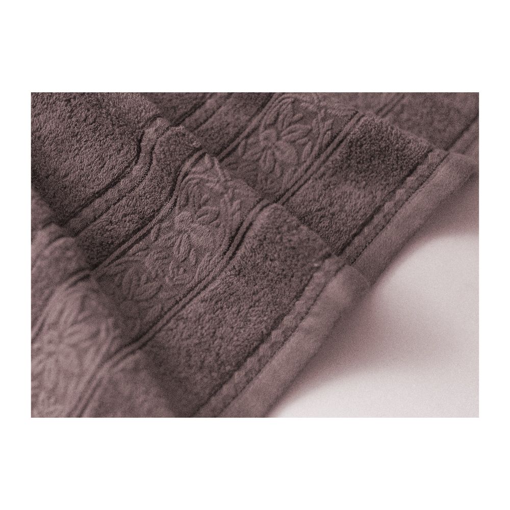 MOMENTO ผ้าขนหนูแพลทตินัม สีน้ำตาลเข้ม 15 X 30 นิ้ว