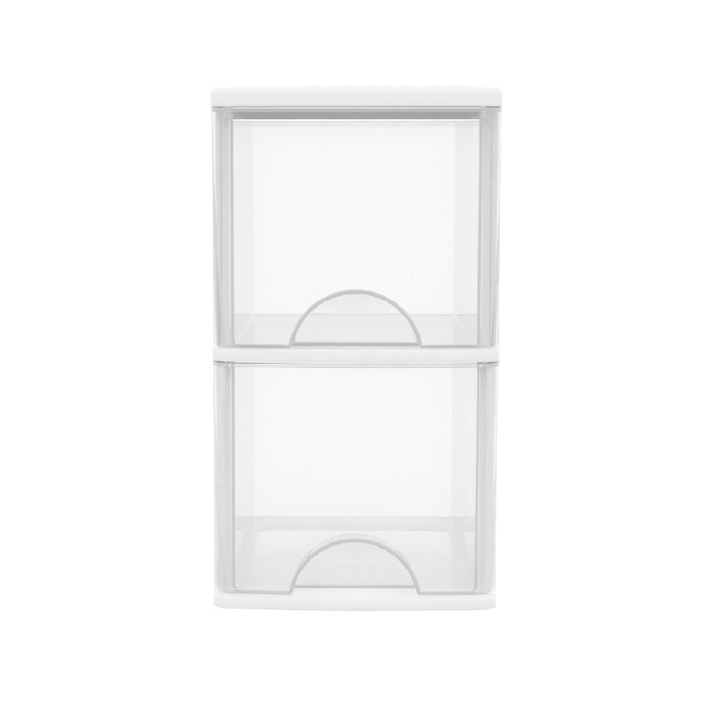 กล่องลิ้นชักเล็ก NO.2812 สีขาว 2 ชั้น