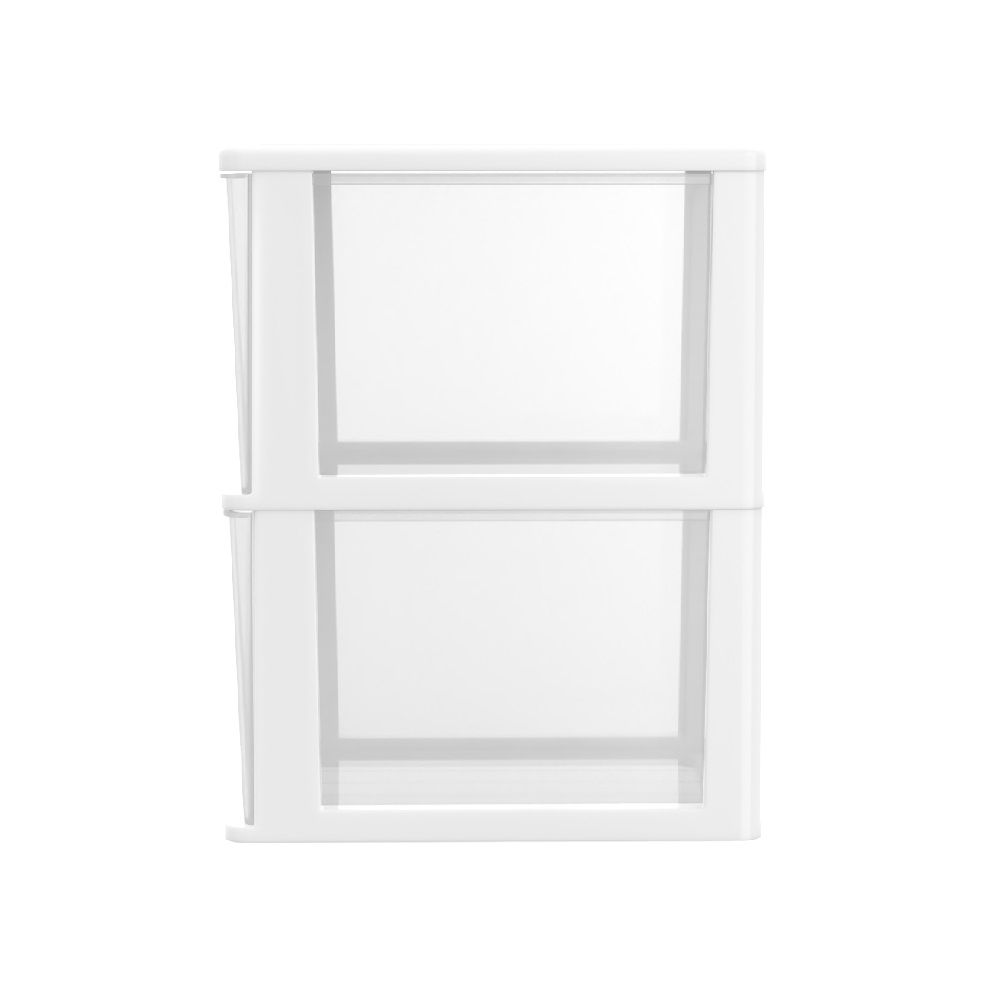 กล่องลิ้นชักเล็ก NO.2812 สีขาว 2 ชั้น