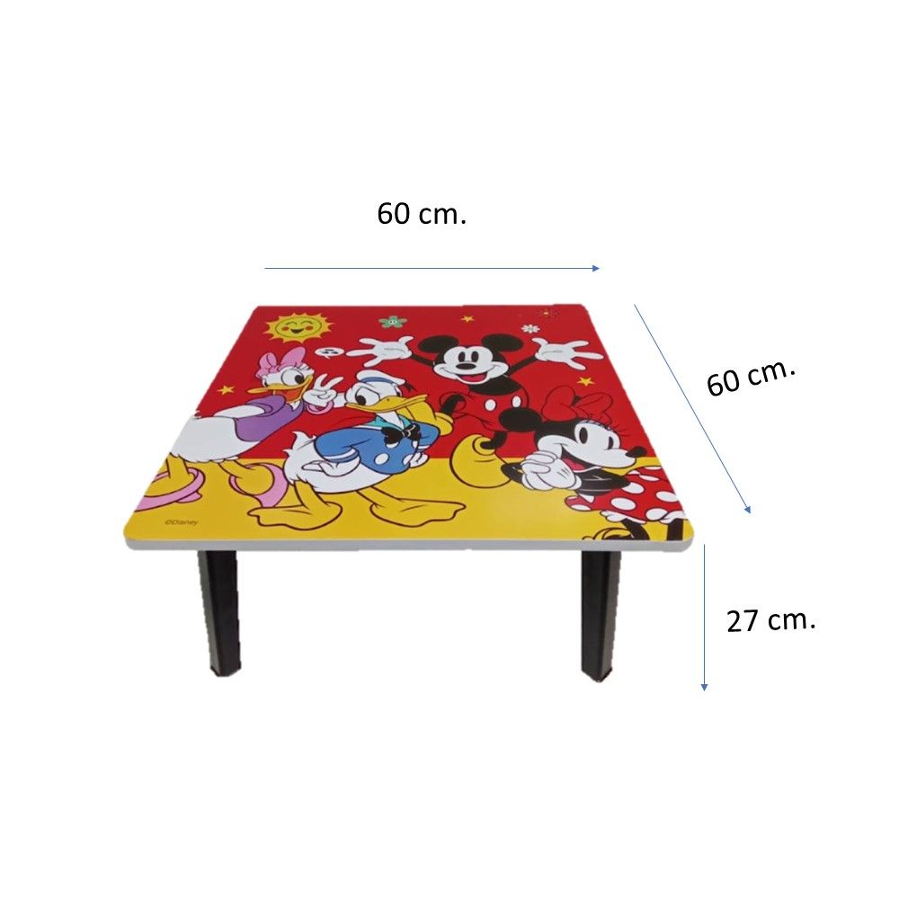 โต๊ะญี่ปุ่น ลายมิกกี้เมาส์ 60 X 60 ซม.