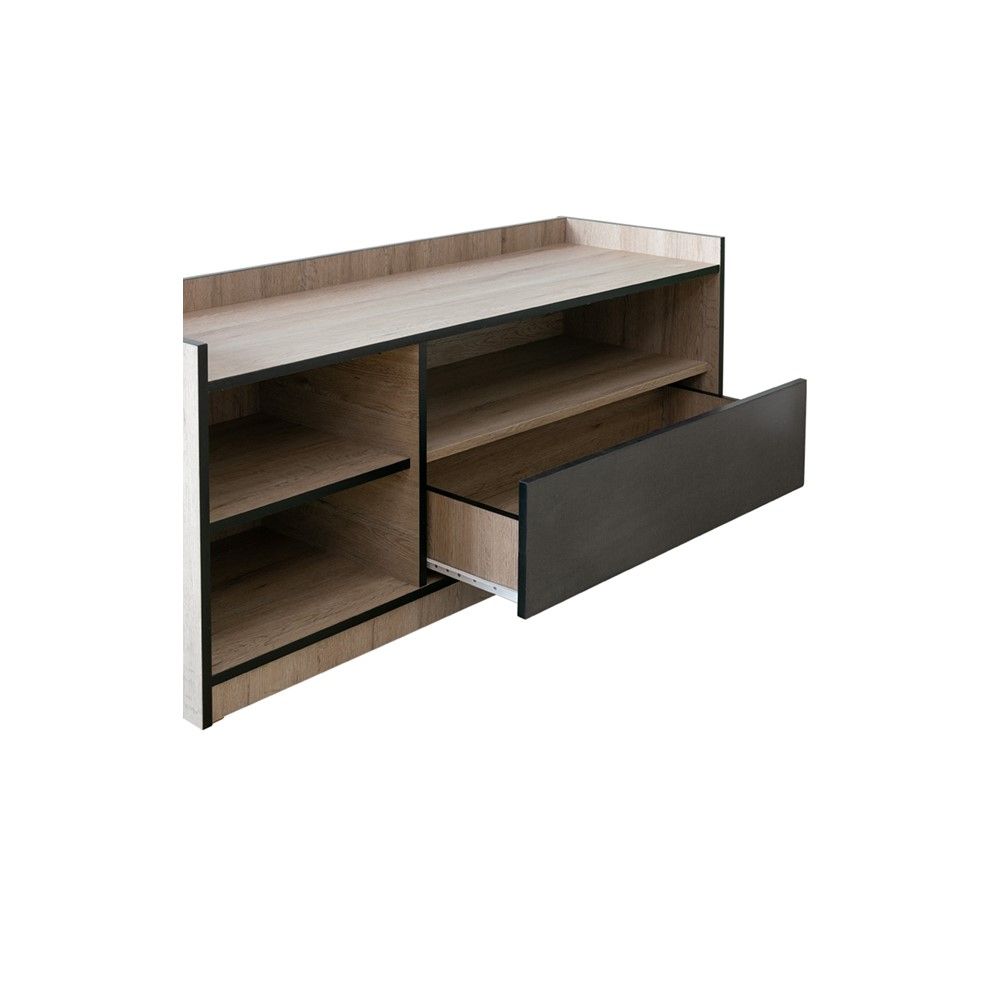 ตู้วางทีวี CB-04 สีโซลิคเทา 120X40X50 ซม.