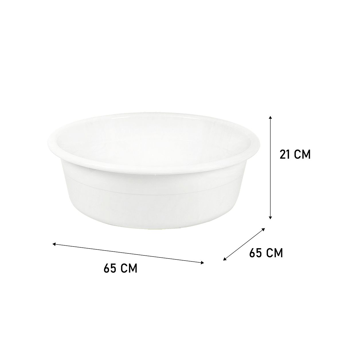 โลตัสกะละมังทรงลึก 52L 65CM