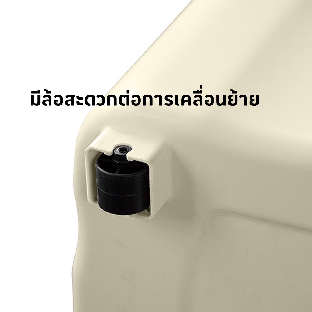 กล่องอเนกประสงค์เกรด A มีล้อพร้อมฝาล็อก ขนาด 150 ลิตร