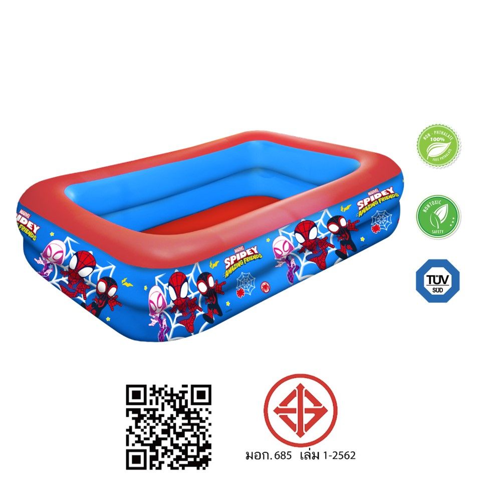สระเหลี่ยม SPIDER-MAN 2 ชั้น 2 ม.