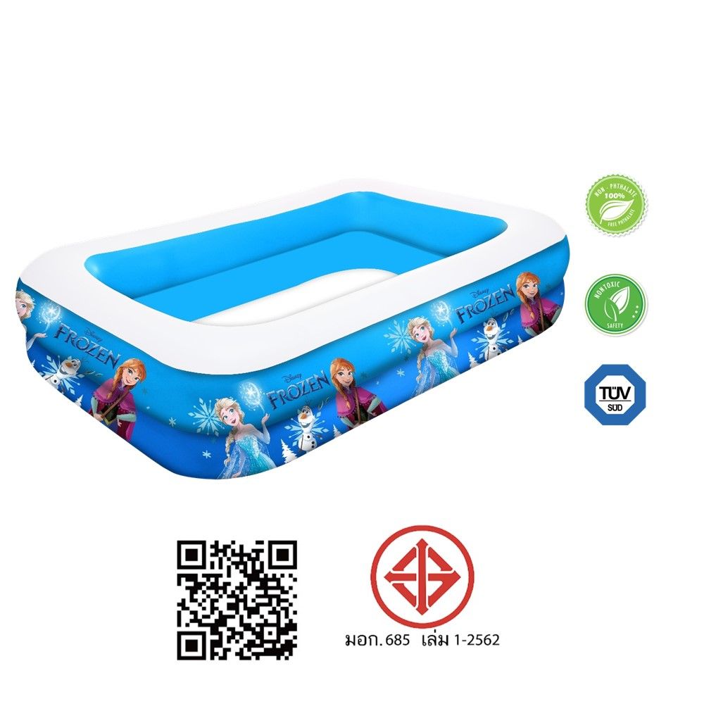 สระเหลี่ยม FROZEN 2 ชั้น 2 ม.