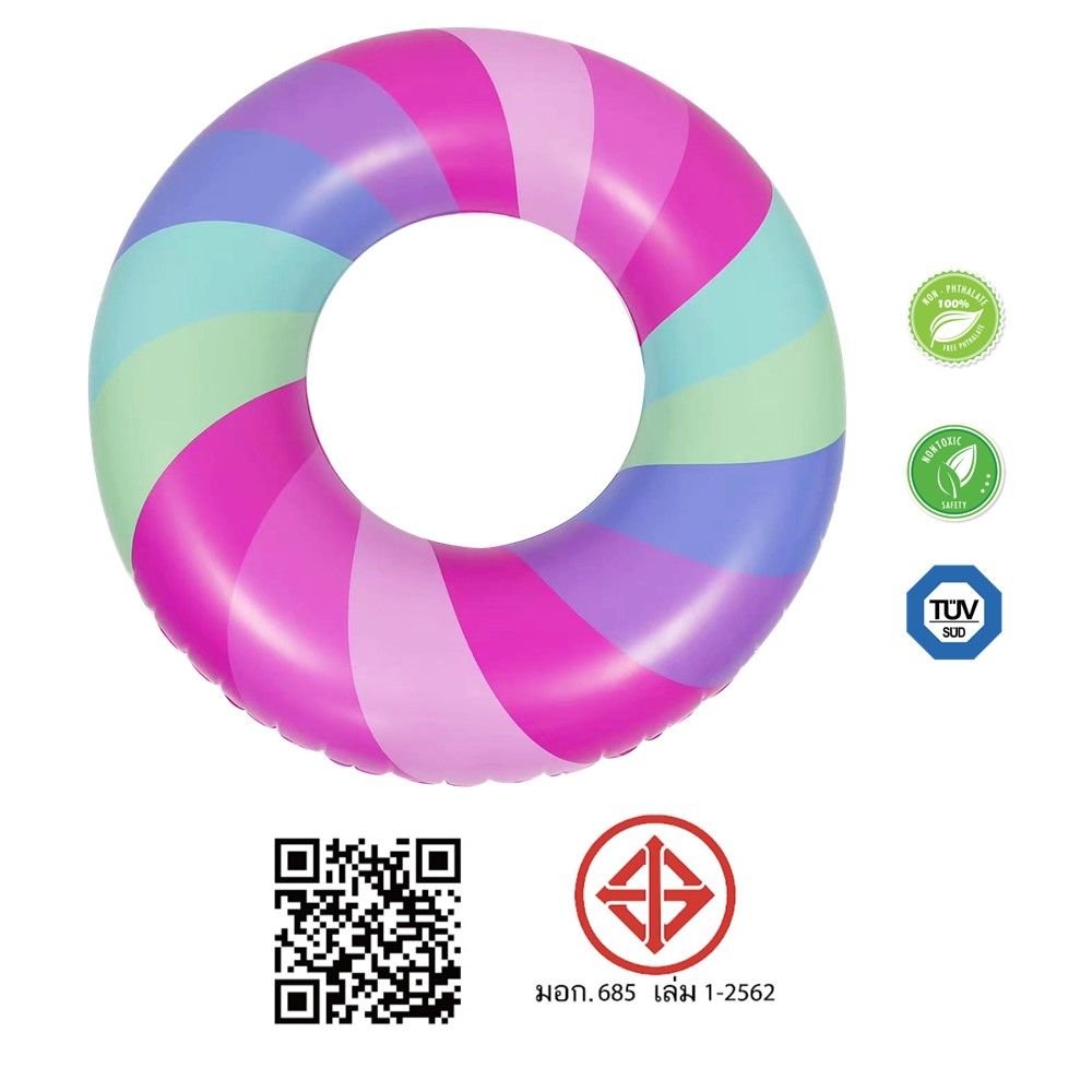 ห่วงยางเป่าลม 36 นิ้ว (คละแบบ)