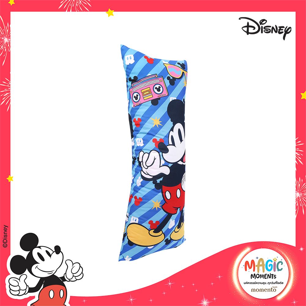 โมเมนโตหมอนบอดี้มิกกี้ริ้วน้ำเงิน18X44น.