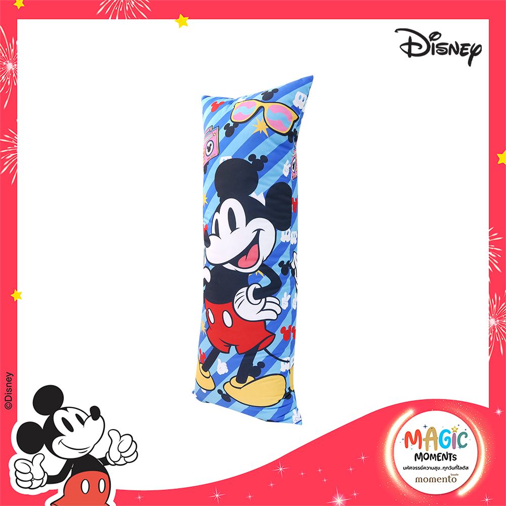 โมเมนโตหมอนบอดี้มิกกี้ริ้วน้ำเงิน18X44น.