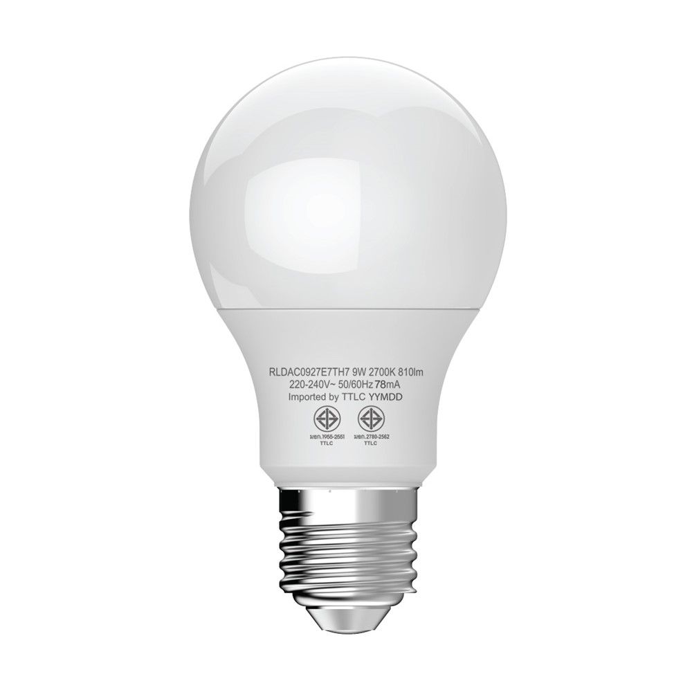 TOSHIBA หลอดไฟ LED BULB 9W แสงเหลือง