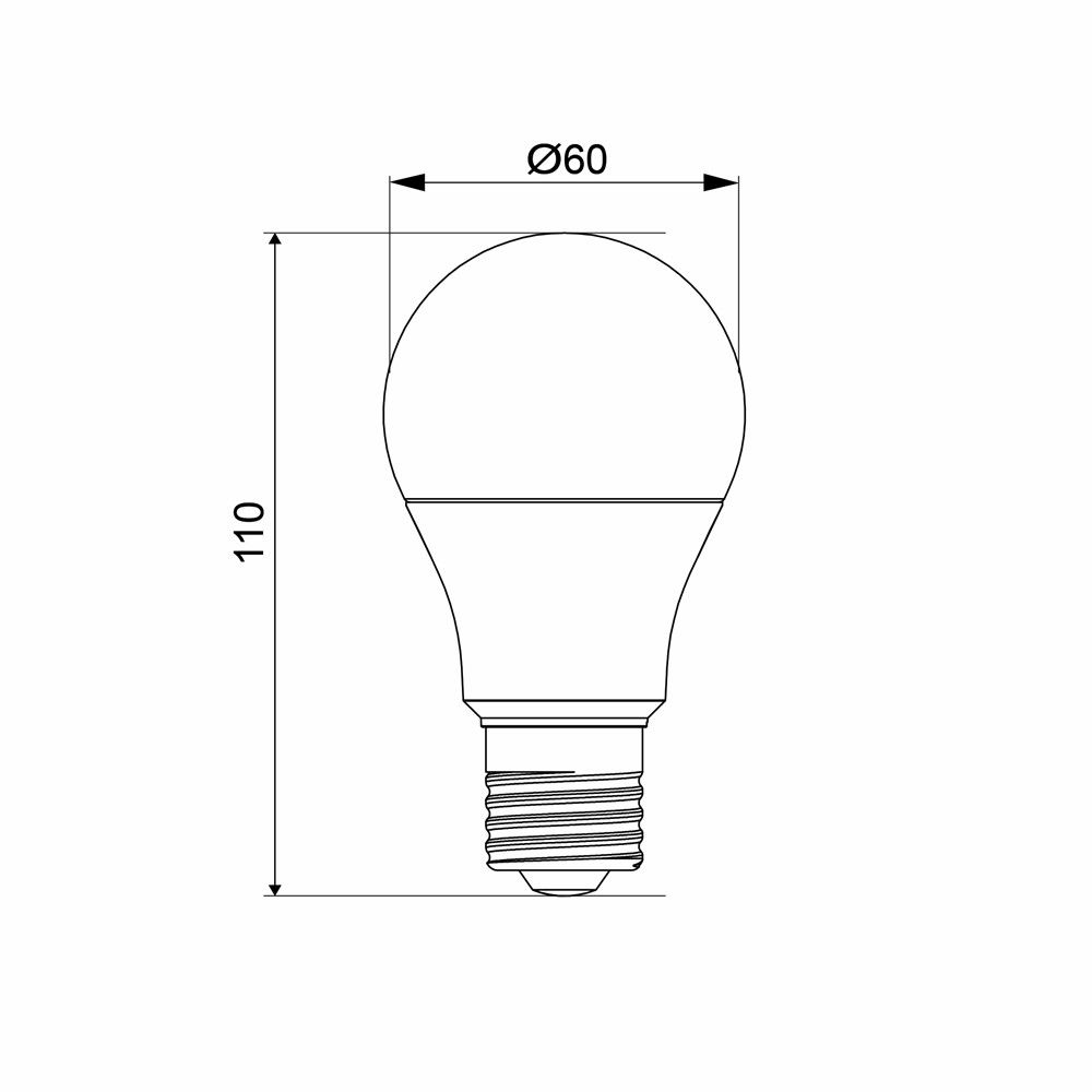 TOSHIBA หลอดไฟ LED BULB 9W แสงขาว