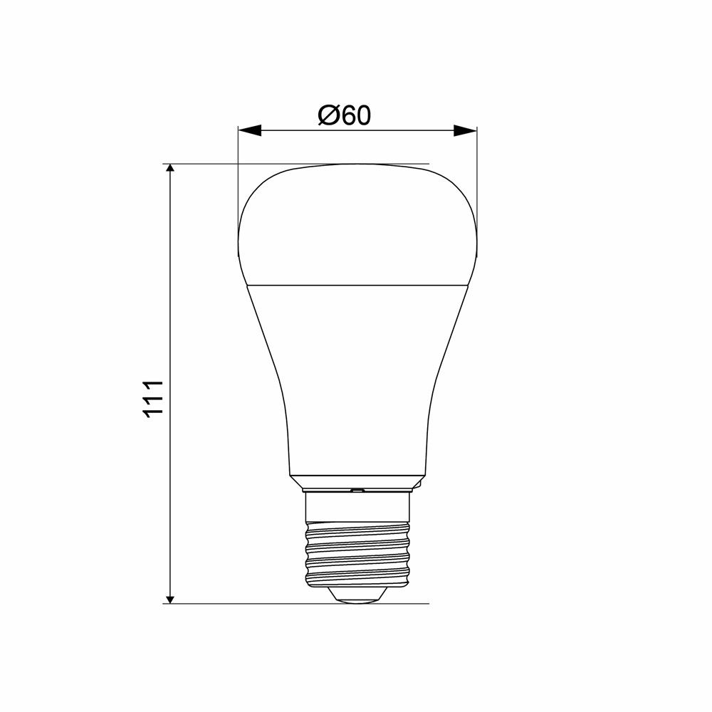 TOSHIBA หลอดไฟ 13W แสงขาว