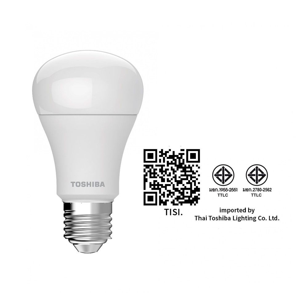 TOSHIBA หลอดไฟ 13W แสงขาว