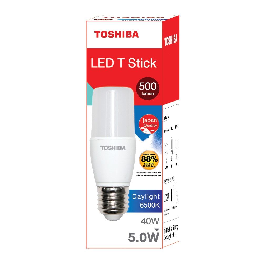 TOSHIBA LED T STICK 5W แสงขาว
