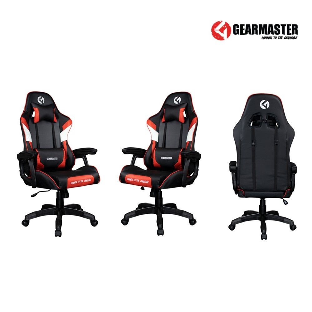เกียร์มาสเตอร์ เก้าอี้ GCH01 สีดำ-แดง