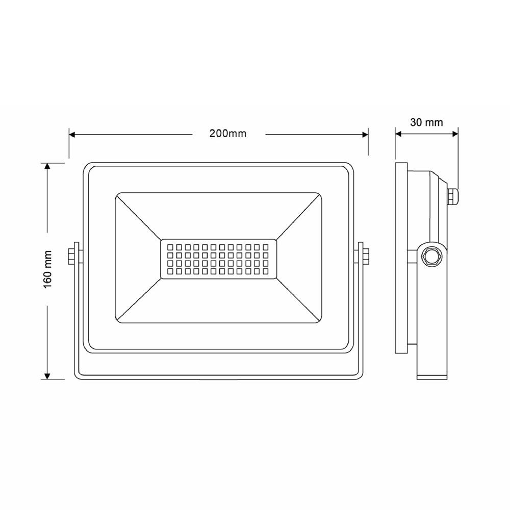 SHINING LED FLOOD LIGHT 50W DAYLIGHT