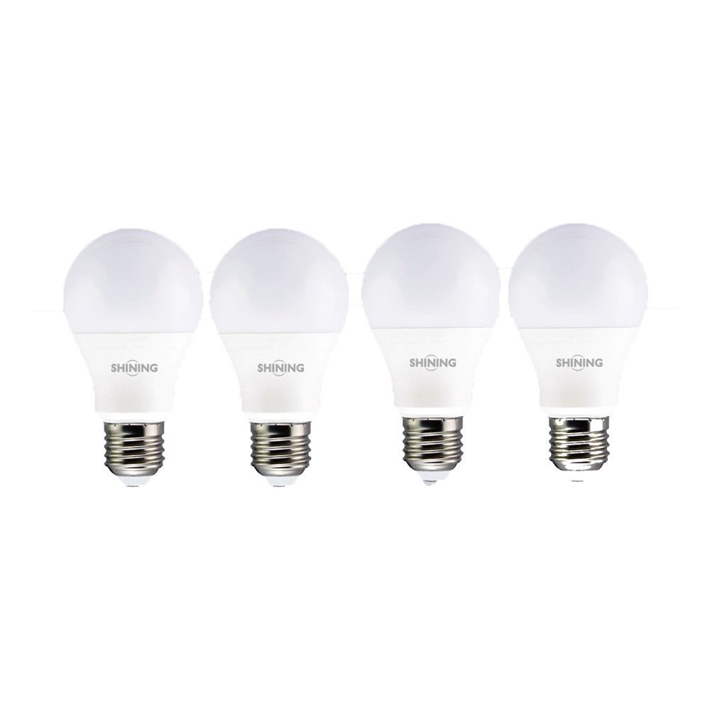 SHINING LED BULB 9W DAY LIGHT X4