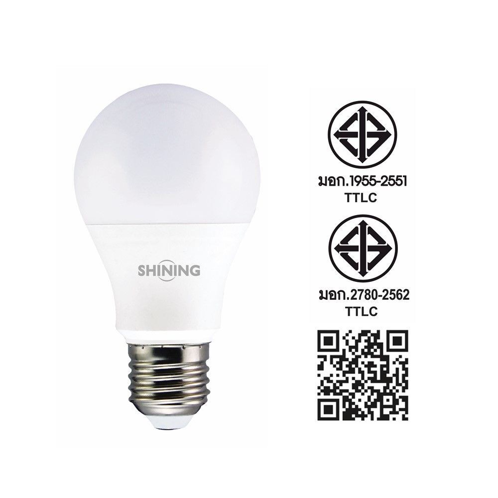 SHINING LED BULB 9W DAY LIGHT X4
