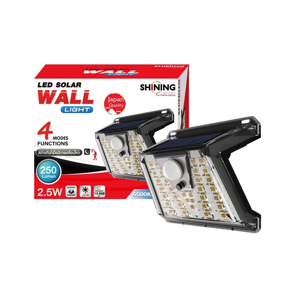 SHINING LED SOLAR MOTION SENSOR 2.5W DL