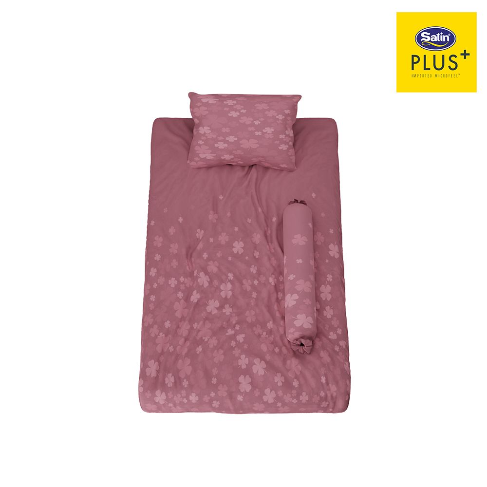 SATINPLUS BEDSHEET PINK LK055 3.5 FT. 3 PCS.
