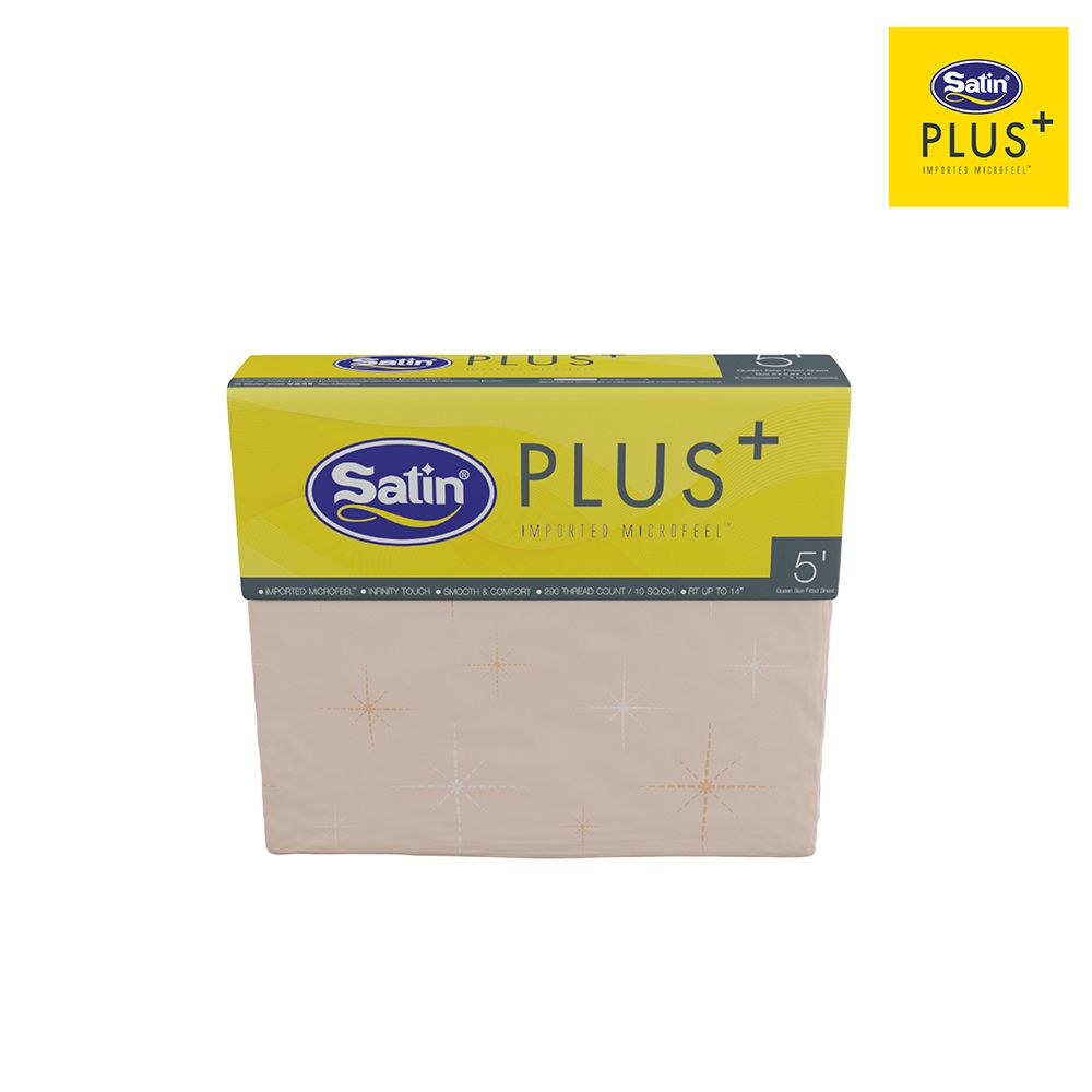 SATINPLUS BEDSHEET OLDROSE LK057 5 FT. 5 PCS.