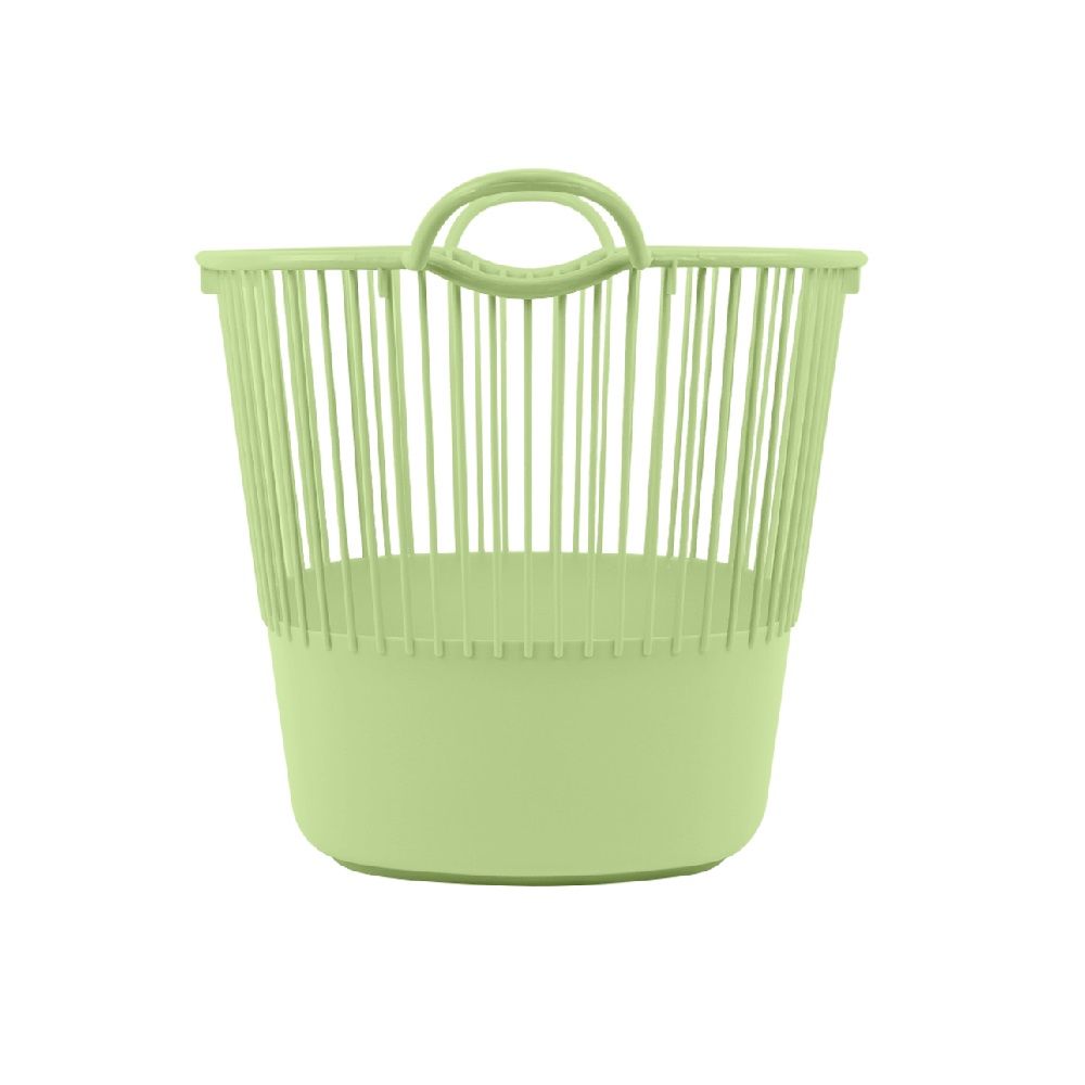 ตะกร้าผ้าทรงสูง สีเขียว NO.2158