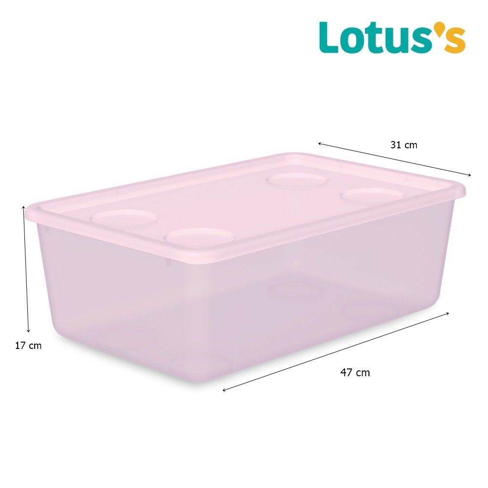 LOTUSS PORGAIZING BOX PINK 16 LITRE 275-1