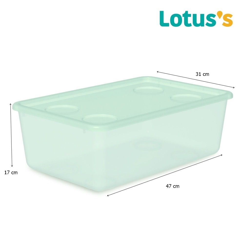 LOTUSS PORGAIZING BOX GREEN 16 LITRE 275-1