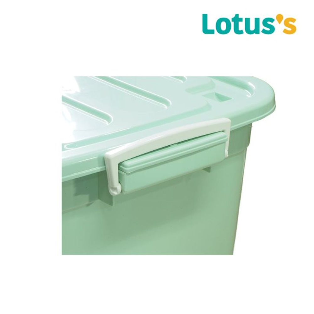 LOTUSS PLASTIC BOX GREEN PASTEL 75 LITERS