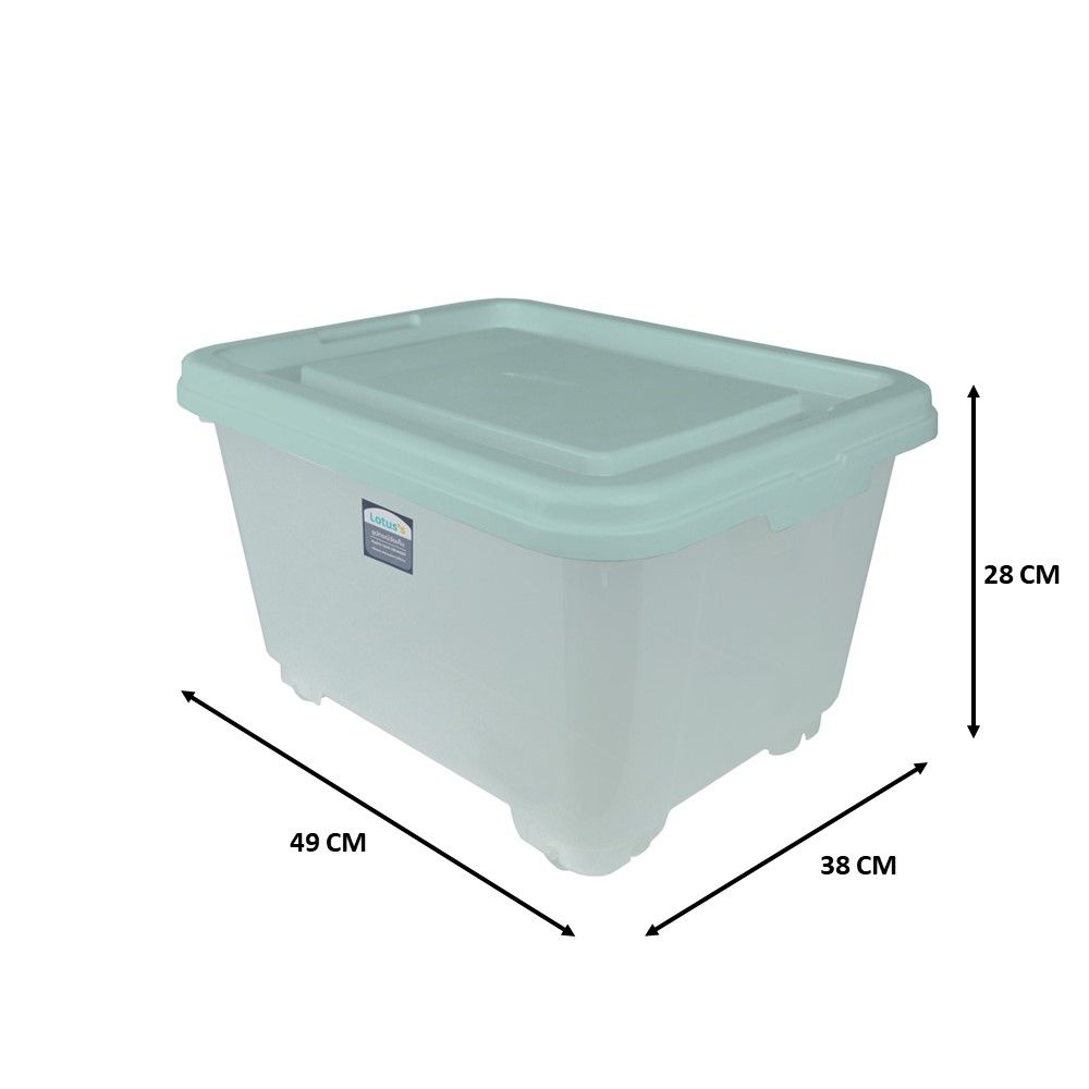 กล่องอเนกประสงค์ 6663 เขียว 38X49X28 ซม.