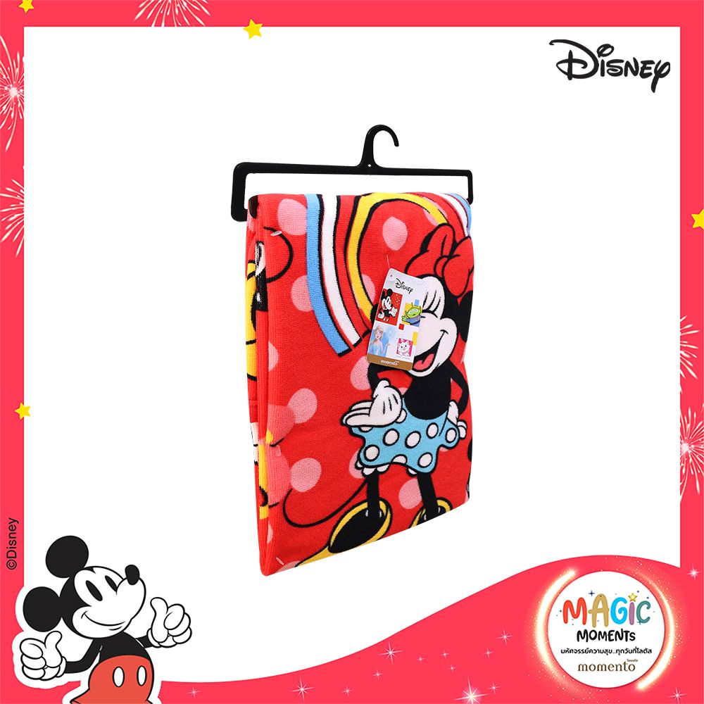 โมเมนโตผ้าขนหนูมิกกี้ 27X54นิ้ว (คละแบบ)