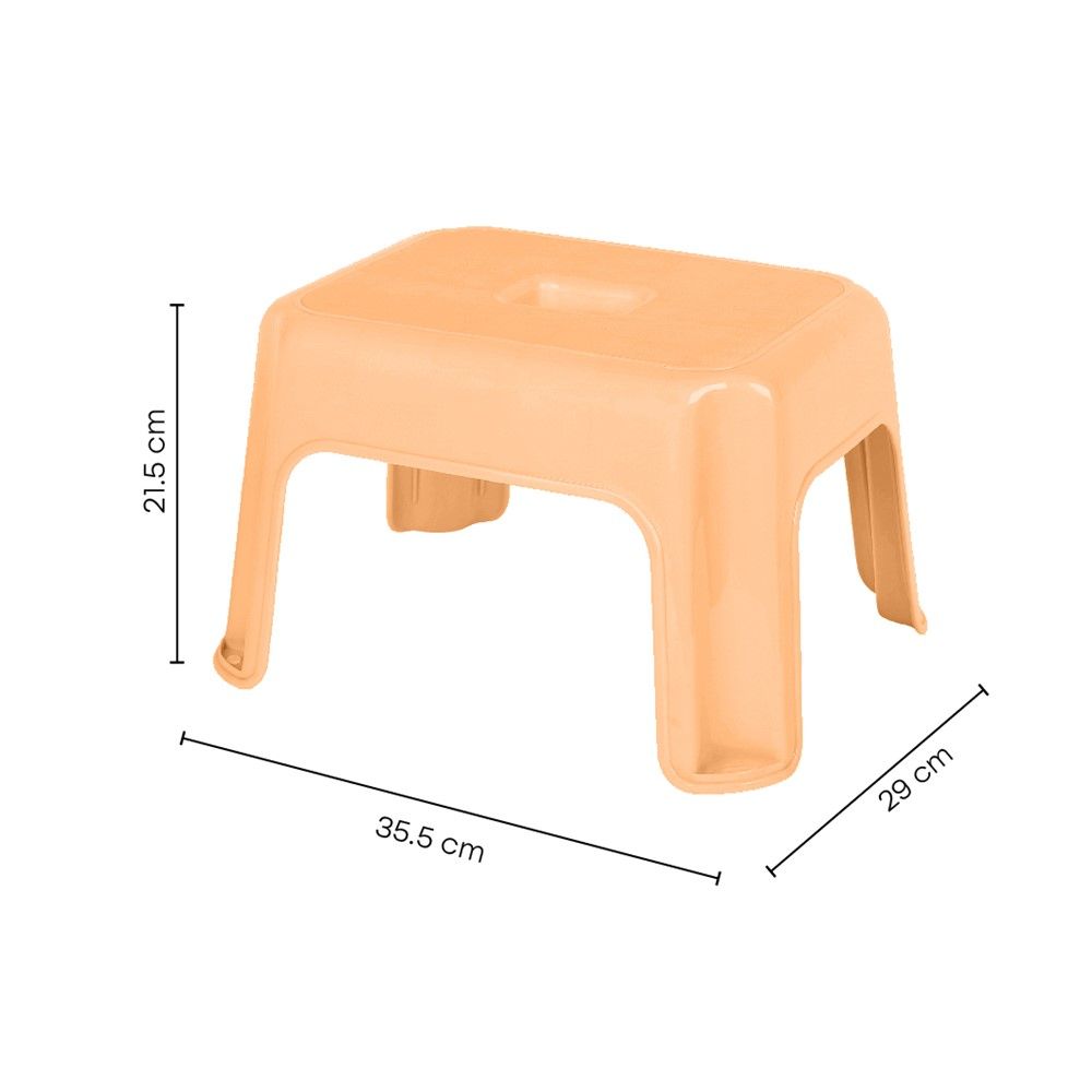 เก้าอี้ใหญ่ สีส้มพาสเทล NO.1165
