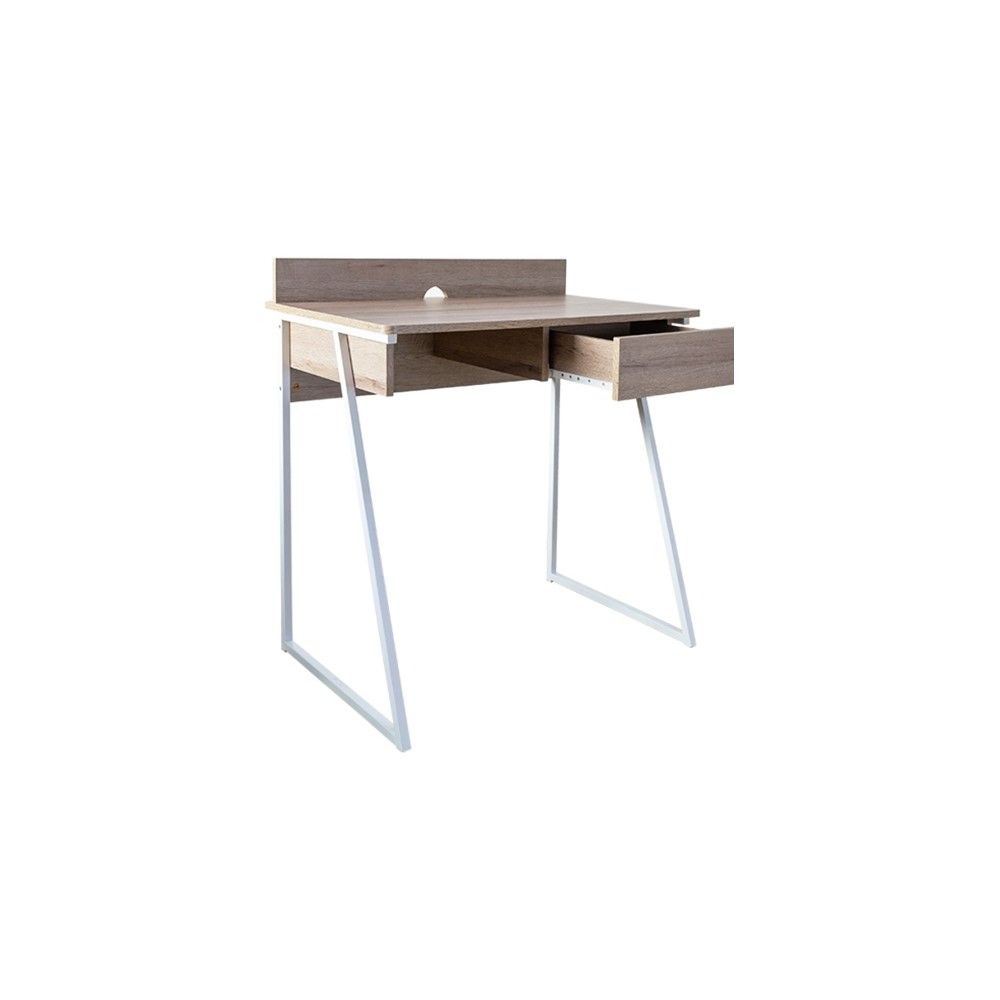 โต๊ะนักเรียน 1 ลิ้นชัก สีโซลิด/ขาว 80X50X84 ซม.