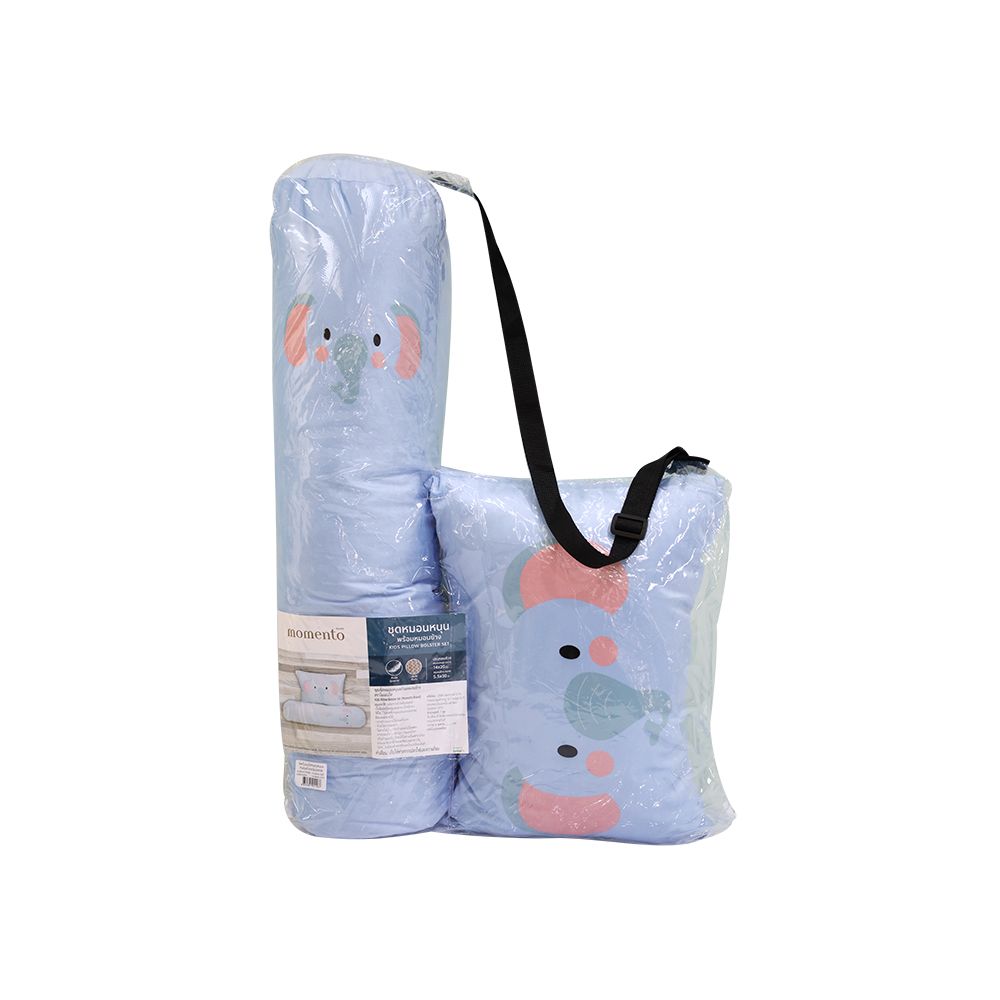 MOMENTO PILLOW+BOLSTER ANIMAL (ASSORTED)