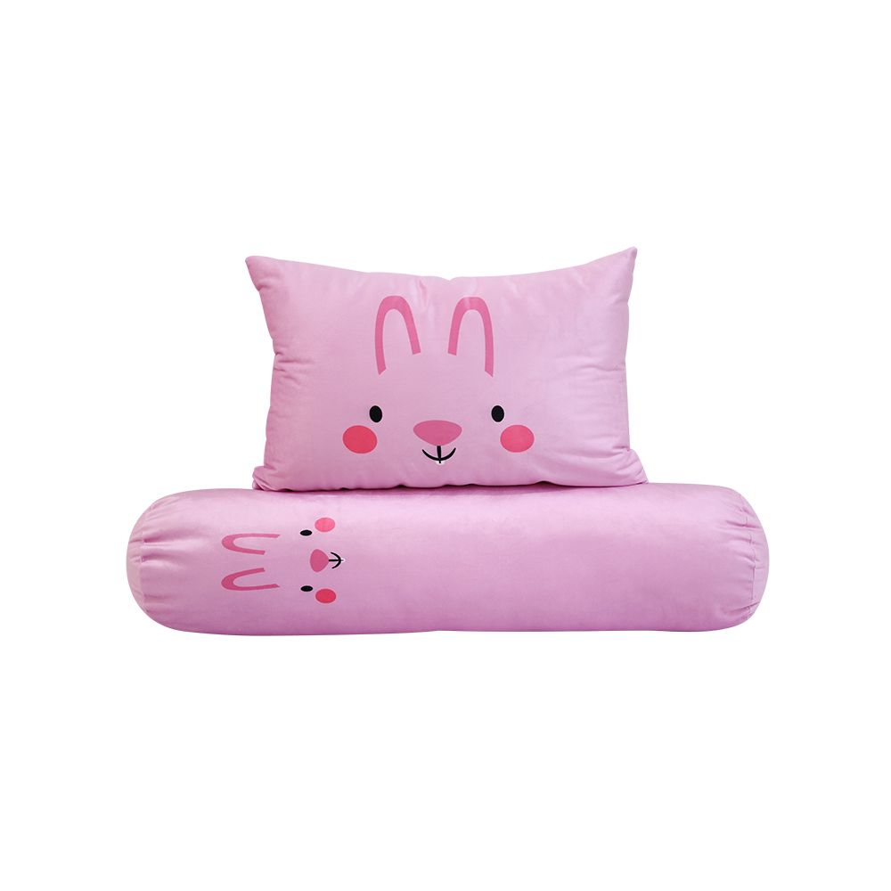 MOMENTO PILLOW+BOLSTER ANIMAL (ASSORTED)