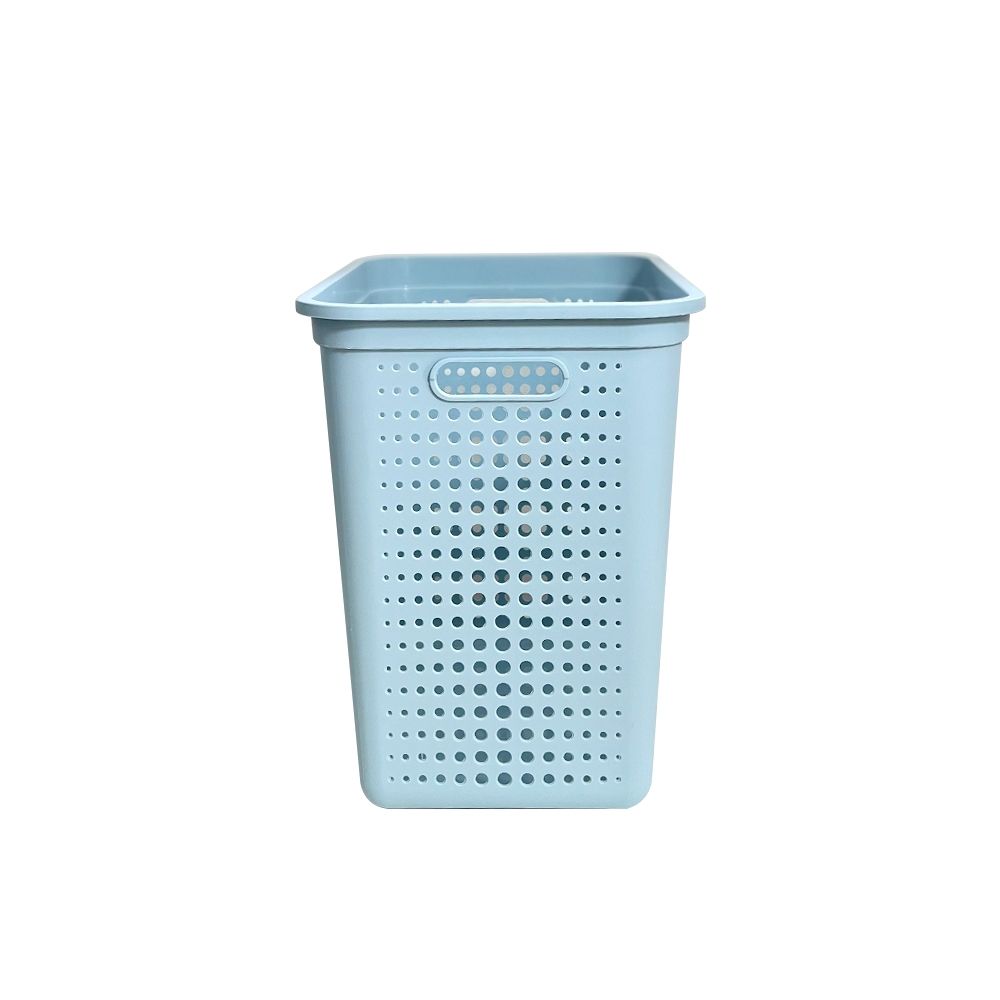 DKW ตะกร้าผ้าเหลี่ยม BUBBLE สีฟ้าพาสเทล